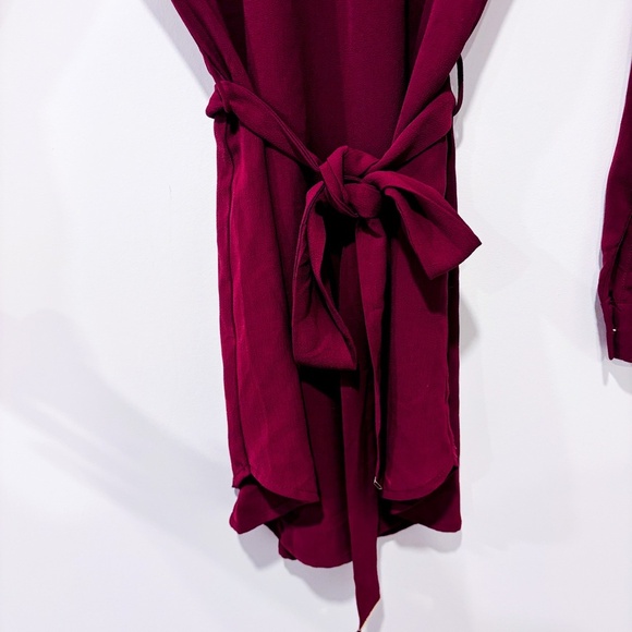 DYNAMITE Burgundy mini dress - Picture 5 of 8